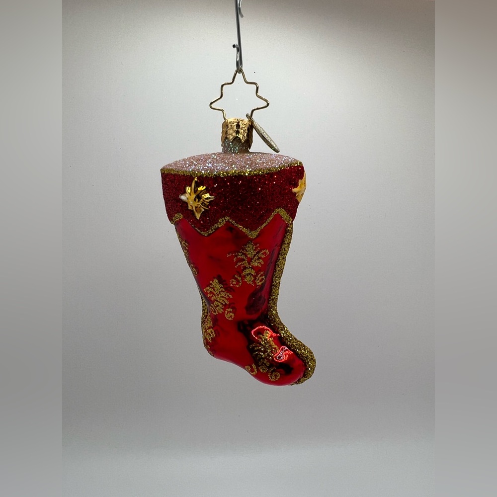 Christopher Radko Starlight Stocking ornament - Gem
